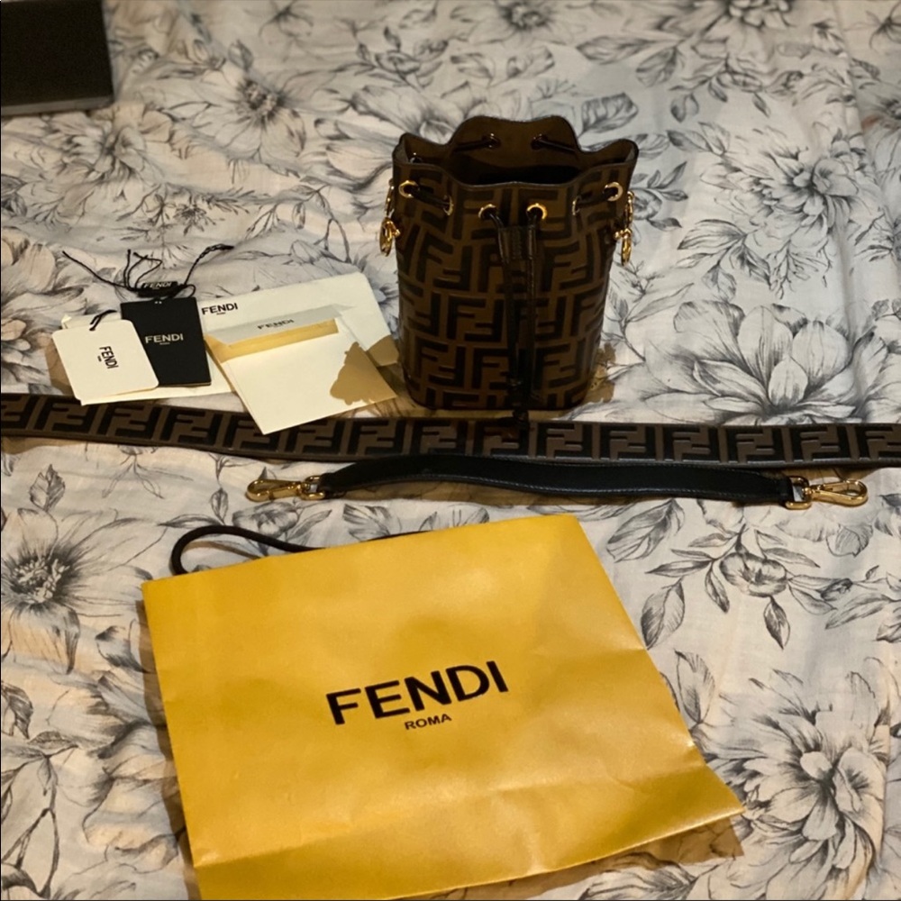 Fendi montressor bag with fendi strap